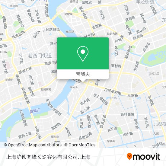 上海沪铁齐峰长途客运有限公司地图