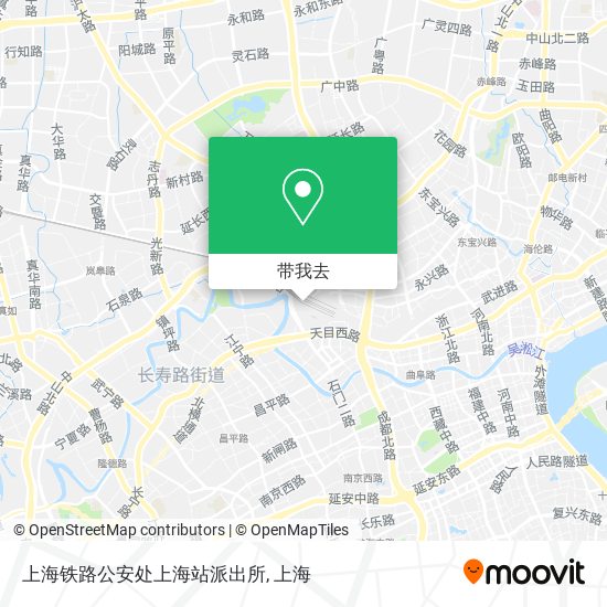 上海铁路公安处上海站派出所地图