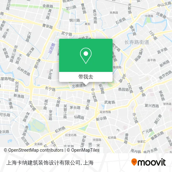 上海卡纳建筑装饰设计有限公司地图