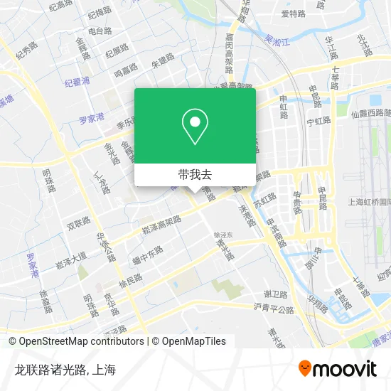 龙联路诸光路地图