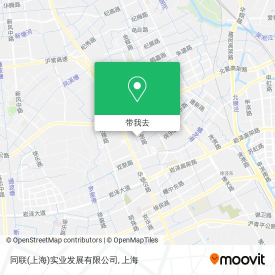 同联(上海)实业发展有限公司地图