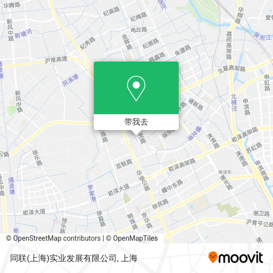同联(上海)实业发展有限公司地图