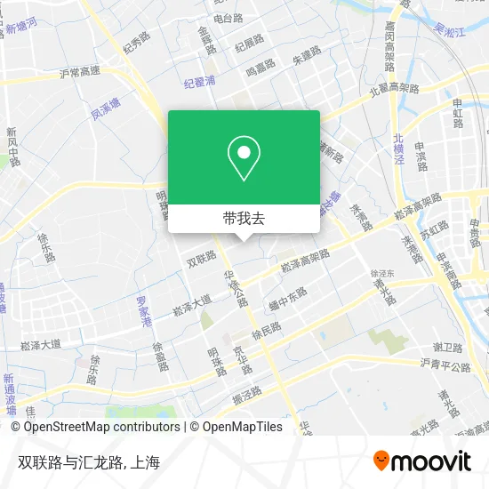 双联路与汇龙路地图