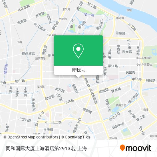 同和国际大厦上海酒店第2913名地图