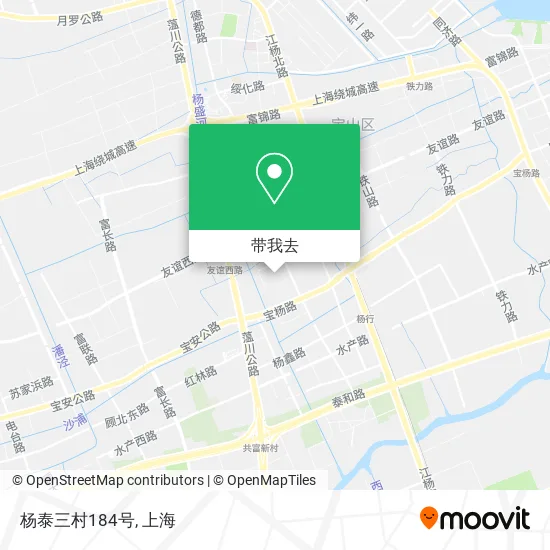 杨泰三村184号地图