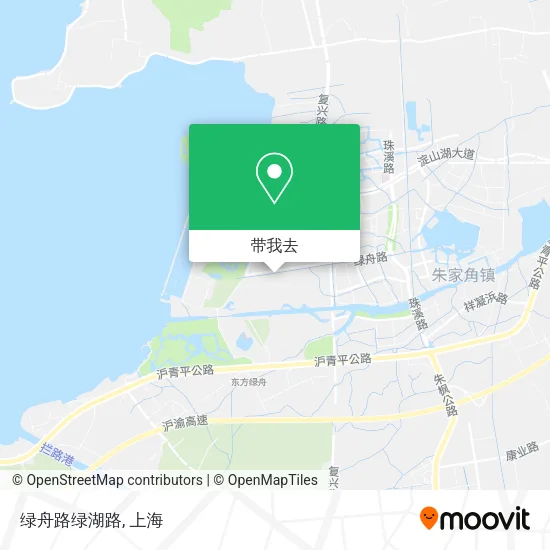 绿舟路绿湖路地图