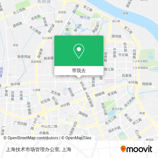 上海技术市场管理办公室地图