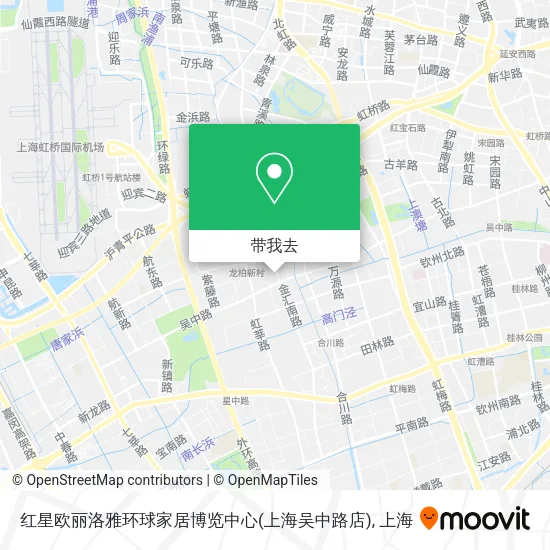 红星欧丽洛雅环球家居博览中心(上海吴中路店)地图