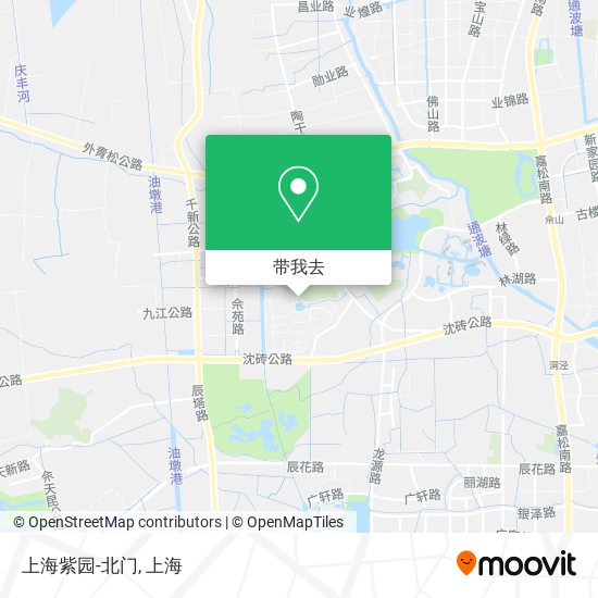 上海紫园-北门地图