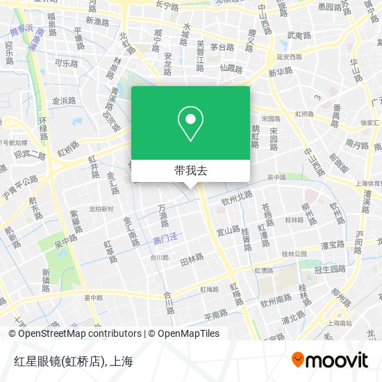 红星眼镜(虹桥店)地图