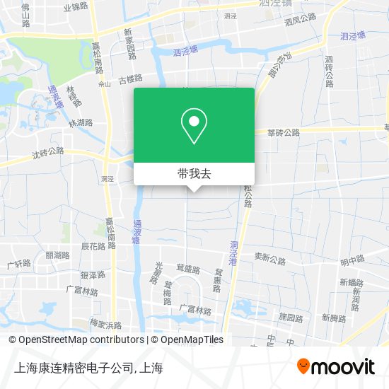 上海康连精密电子公司地图