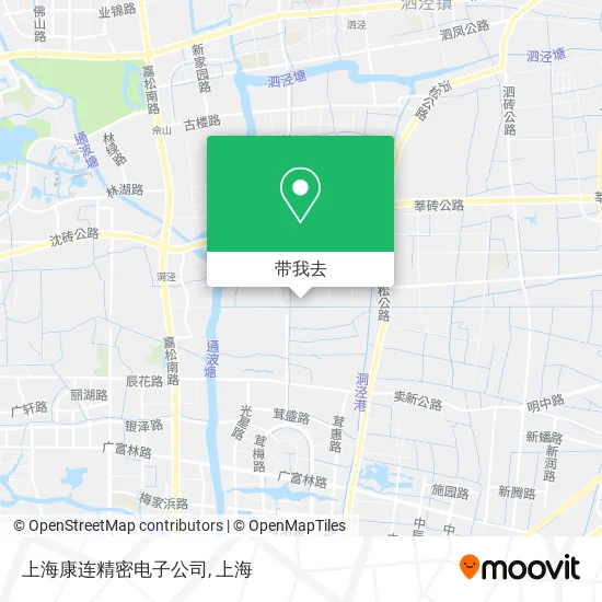 上海康连精密电子公司地图