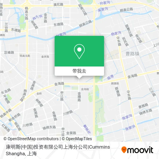 康明斯(中国)投资有限公司上海分公司|Cummins Shangha地图