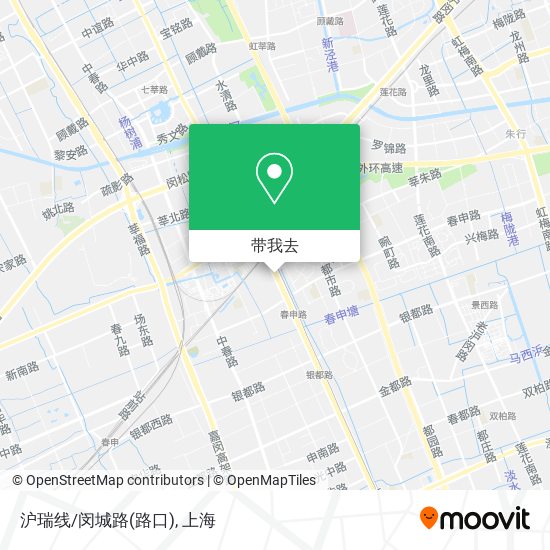 沪瑞线/闵城路(路口)地图