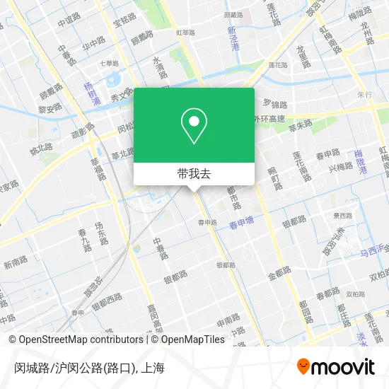 闵城路/沪闵公路(路口)地图