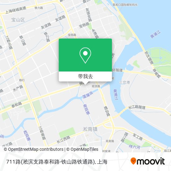 711路(淞滨支路泰和路-铁山路铁通路)地图