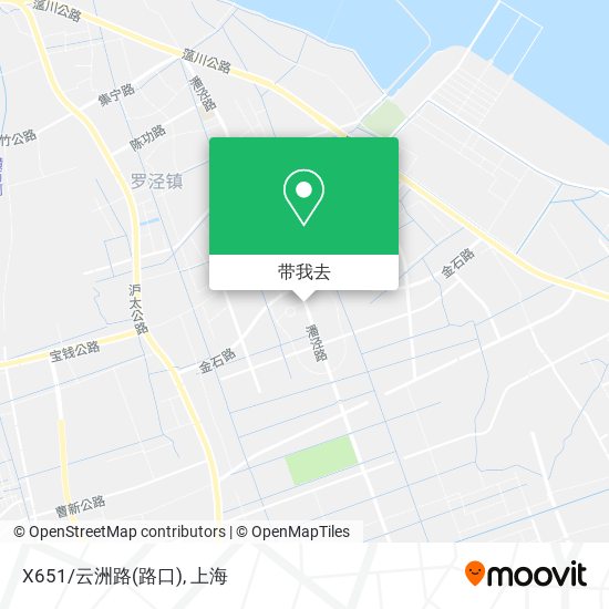 X651/云洲路(路口)地图