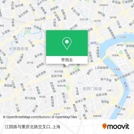 江阴路与重庆北路交叉口地图