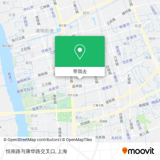 恒南路与康华路交叉口地图