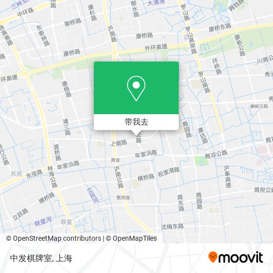 中发棋牌室地图
