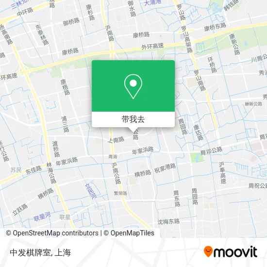 中发棋牌室地图