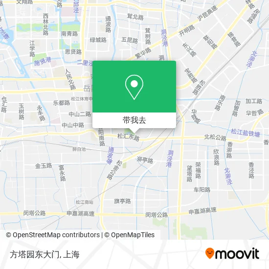 方塔园东大门地图