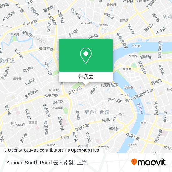 Yunnan South Road 云南南路地图