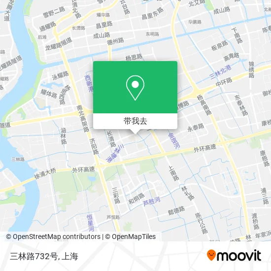 三林路732号地图
