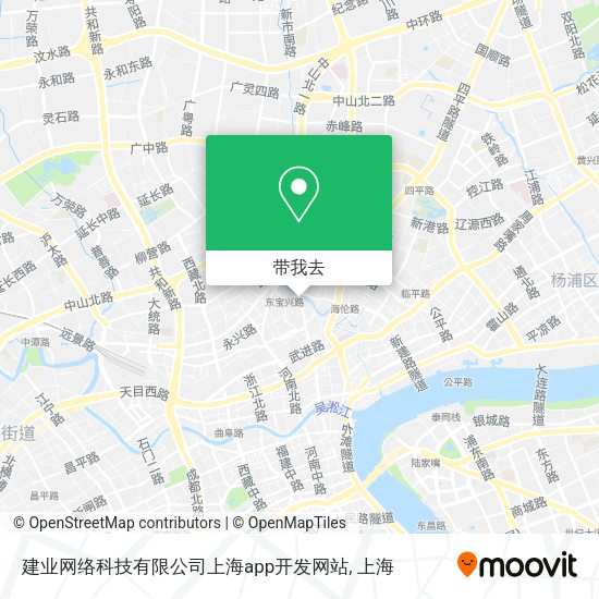 建业网络科技有限公司上海app开发网站地图