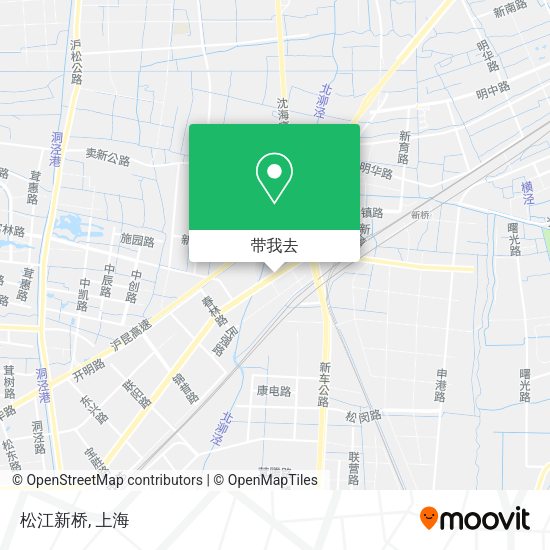 松江新桥地图