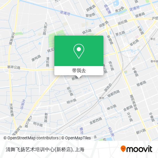 清舞飞扬艺术培训中心(新桥店)地图