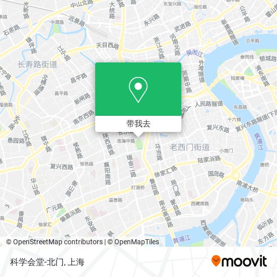 科学会堂-北门地图