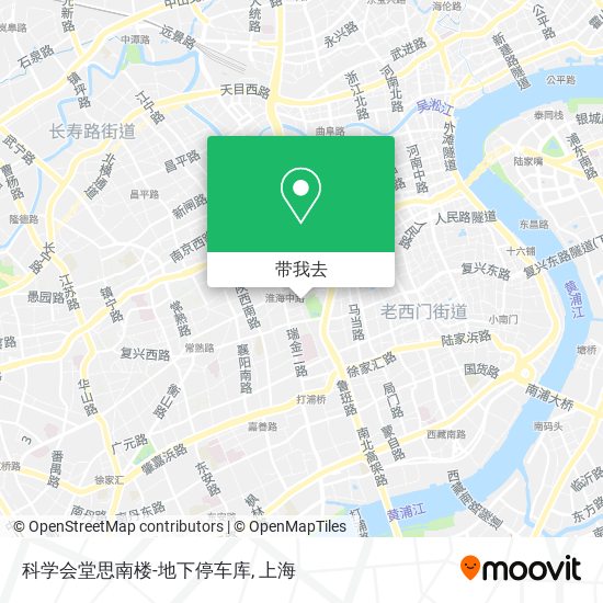 科学会堂思南楼-地下停车库地图