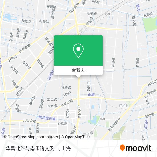 华昌北路与南乐路交叉口地图