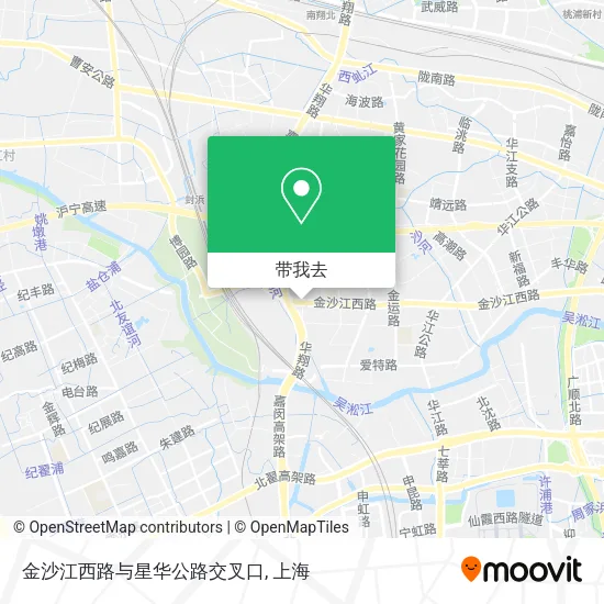 金沙江西路与星华公路交叉口地图