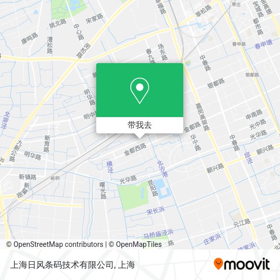 上海日风条码技术有限公司地图