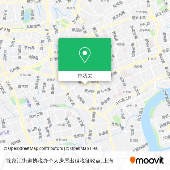 徐家汇街道协税办个人房屋出租税征收点地图