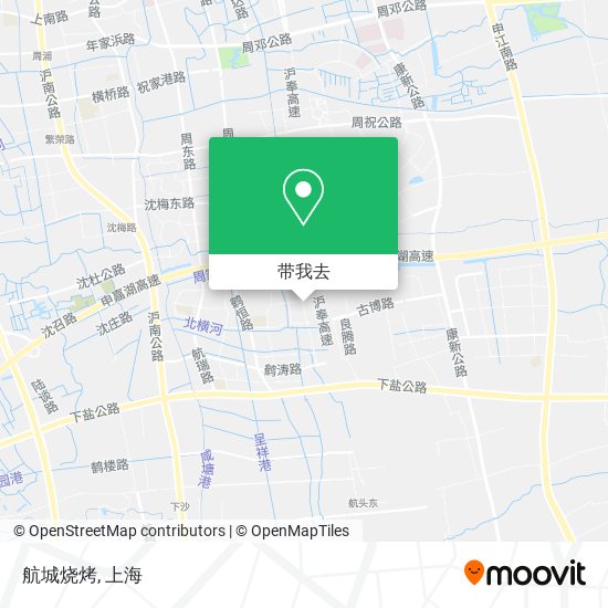 航城烧烤地图