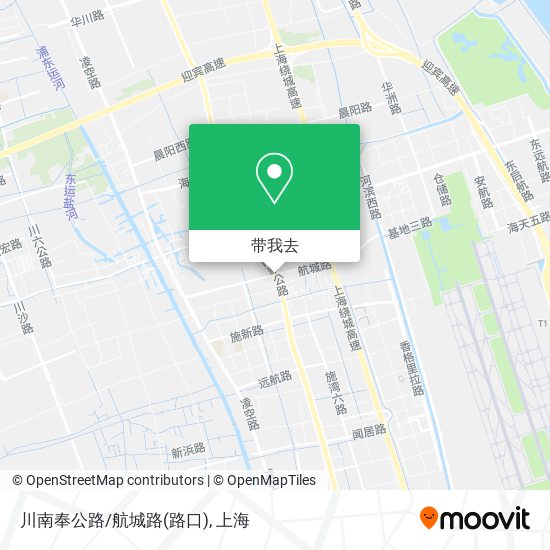 川南奉公路/航城路(路口)地图