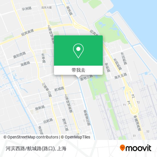 河滨西路/航城路(路口)地图