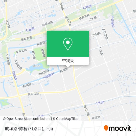 航城路/陈桥路(路口)地图