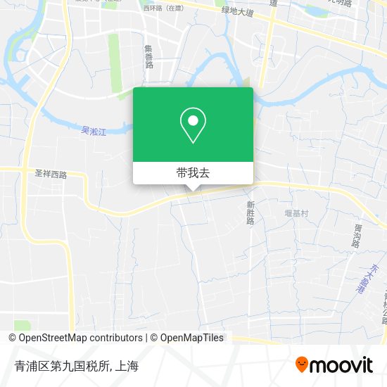 青浦区第九国税所地图