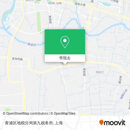 青浦区地税分局第九税务所地图