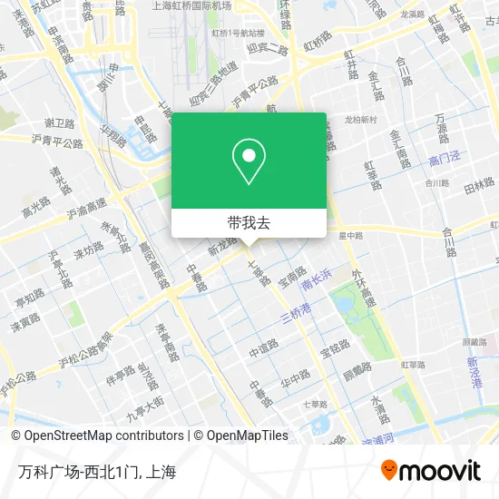 万科广场-西北1门地图