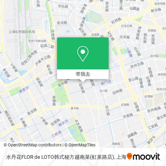 水丹花FLOR de LOTO韩式秘方越南菜(虹泉路店)地图
