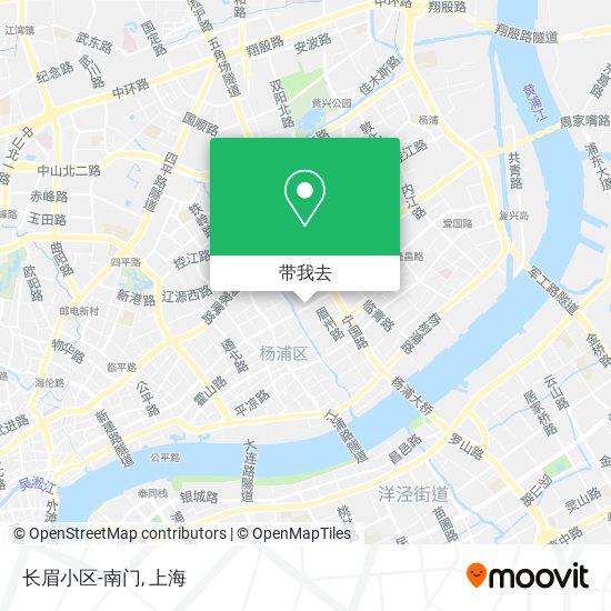 长眉小区-南门地图