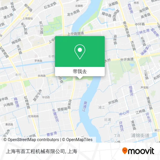 上海韦首工程机械有限公司地图