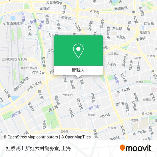 虹桥派出所虹六村警务室地图