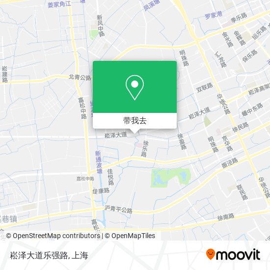 崧泽大道乐强路地图