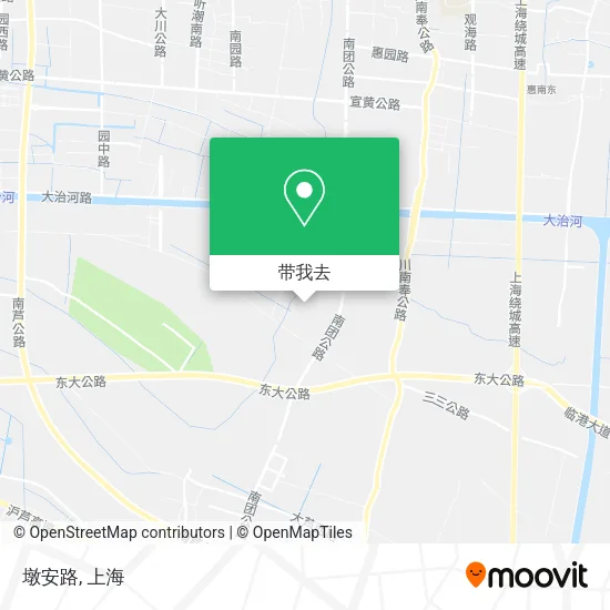 墩安路地图